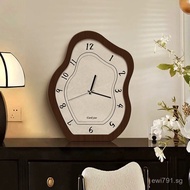 New&Entrance Ancient Style Desktop Creative Living Room2025Clocks, Table Clocks, Vintage Wall-Mounte