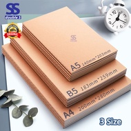 Notebook Journal Brown Exercise Book Diary Sketch Planner  A4 B5 A5  -1/Pcs Kraft