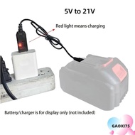 GAOXI75 5V To 21V Boost Cable, Boost Conversion USB Adapter 21V Battery Charging Cable, Dedicated DC
