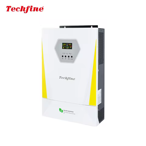 Techfine Solar Inverter Parallel Function Dc to Ac 48V 3KW 5KW Split Phase Built in WIFI MPPT Hybrid