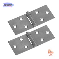 FANSIN1 Flat Open, Heavy Duty Steel No Slotted Door Hinge, Creative Connector Folded Soft Close Close Hinges Furniture Hardware Fittings