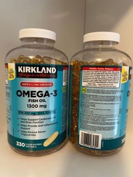 現貨 | 加拿大🇨🇦KIRKLAND Signature🐟魚油 | 最新高濃度Omega-3配方｜ 每日一粒  約$0.875 | 守護心腦健康！