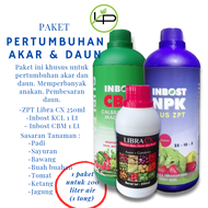 Paket Pupuk NPK ZPT Dan Calsium Boron Inbost NPK 1 liter Inbost CBM 1 liter dan ZPT Libra CX 250ml P