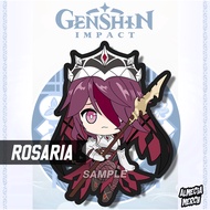 GANTUNGAN Rosaria Genshin Impact Keychain / Rosaria Genshin Impact Keychain