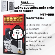 WTP-099 KK 6D CURVED 28 degree anti-peeping tempered glass with adhesive frame