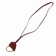 與全新 Hermès Eau Coeur du Faubourg Swift Rouge Grenat 項鍊鑰匙圈 1623 [二手] HERMES