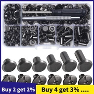 Chicago Screw Leather Rivets Assorted Screw Rivets M5 Chicago Binding Screws for Decorating PU Craft