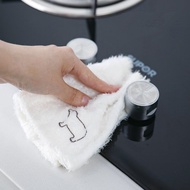 日本霜山 日本製刺繡風去油吸水絨毛百潔布-3條入