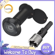 220-Degree Solid Peep Holes for Door with 16mm Drill Bit,0.63in Door Peephole for Door Thick From 1-