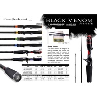 jigging rod Fishing Rod Reel ✯SEAHAWK BLACK VENOM HEAVY GAME FISHING ROD✦