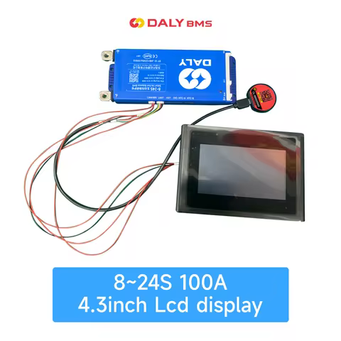 DALY 8S-24s100A BMS WIFI LCD 4-8s 8s-17s 40A 60A 80A active balance smart BMS for Li-Ion lifepo4 LTO