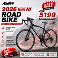 【Thickened Packaging】Road Bike 26 in adult bike 700CC 7-speed/21-speed Suspension-Driven Lightweight