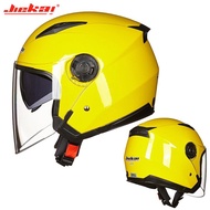 Men Motorcycle Half Helmets Dual Lens Scooter Moto Helmet Casco Vespa Village Riding Capacete De Mot