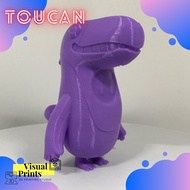 Fall Guys Toucan Character 3D Printed Collectibles