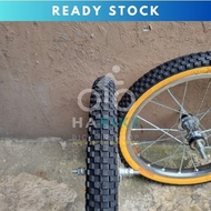 BMX Bike Wheels 16x1.75/2.125 Swallow With Gear Rim Bicycle Wheelset 16 Ready to Use