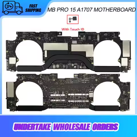Used 95%New Original Laptop A1707 Motherboard For Macbook Pro 15" 2016 2017 Year Replace A1707 Logic