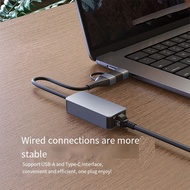 Universal 2500Mbps Network Card USB C Type-C Ethernet to RJ45 Wired Adapter 2.5G USB 3.0 Converter L