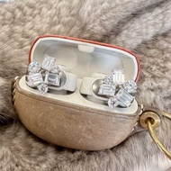 New Diamond Zircon Earphone Clip Exquisite Aesthetic Earphone Accessories For Girl Creative Gift