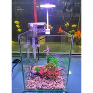 Desktop fish tank, 15x15x20cm Vietnamese-Japanese glass