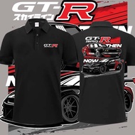 Kaos Polo Shirt  Nissan GTR Nissan Polo Shirt GTR Nismo Polo R35 R32  Cotton Wearable#104