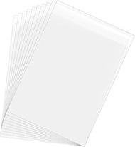 QUARKZMAN 14.6 x 10 Inch Acid-free Picture Sleeve, Pack of 200 Crystal Clear Photo Bags, Transparent