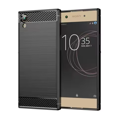 For Sony Xperia XA1 XA2 XA3 Ultra Plus L1 L2 L3 Pro-i Silicone Case Luxury Carbon Fiber Cover for Xp