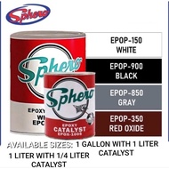 SPHERO EPOXY PRIMER W/ CATALYST 1LITER / 1GALLON PRIMER SA BAKAL GRAY, WHITE, BLACK OR RED OXIDE