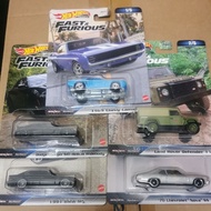 Hotwheels premium fast and furious mix model