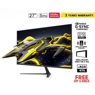 27" 100Hz IPS Panel Built in Speaker Flat Screen Gaming Frameless Monitor | PF27HD Super