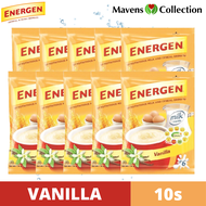 Energen Nutritious Oat & Cereal Drink 40g VANILLA (Set of 10) by Mavens Collection