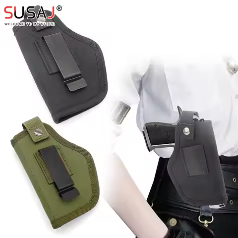 Concealed Carry Holster OWB IWB Nylon Left/Right Universal Holster Air Gun Pouch Outdoor Gear for Gl