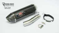 ชุดสลิปออนพร้อมปลายYOSHIMURA R77 คาร์บอนแท้ทั้งใบ ตรงรุ่น CBR500R CB500F CB500X