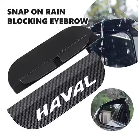 2pcs Car Rearview Mirror Rain Eyebrow Sun Shade Cover Protector For Haval H6 F7 H9 H2 Jolion F7X F7H
