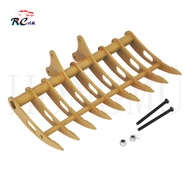 Huina Excavator Metal Rake Bucket for 1/14 RC 1580 1550 1592 1593 1594 1599 DIY Excavator Accessorie
