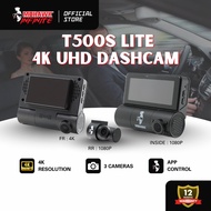 Mohawk T500S Lite Dashcam 3 Channel Car Dashcam 4K (2160P+1080P+1080P) Premium Edition ADAS Wifi HDR