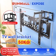 TV Stand TV Wall Mount Bracket rak tv gantung Adjustable for 32-75 Inch Full Motion Double Arm Swive