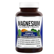 Ready Stock Fast Shipping Ready Stock Magnesium Glycine Capsules Bottled Magnesium glycine 90 Capsul