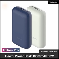 Xiaomi Power Bank 10000mAh PB1022ZM 33W Pocket Version Pro Mini Powerbank 10000 External Battery Poverbank