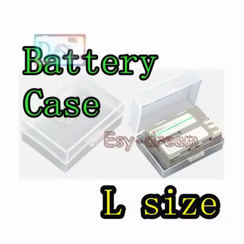 L Size Plastic Case Holder Storage Box for DSLR Camera Battery EL3E EN-EL15 LP-E6 LP-E6N BP-511A LI9