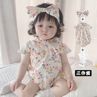 Baby girl's Hanfu Hanfu Hanfu Hanfu Hanfu Hanyi style Baby Baby Baby Baby Baby Baby Hanfu Romper Chinese style Baby Qi Robe Full Cotton Sleeveless Jumpsuit Romper 3.13