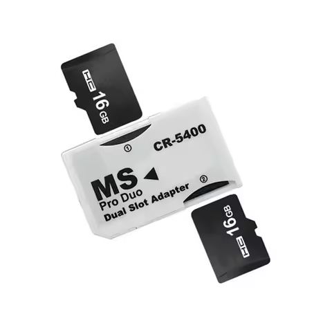 2-1PCS TF To MS Card Memory Stick Adapter Plug and Play Mini Memory Stick Pro Duo Card Adapter Reade