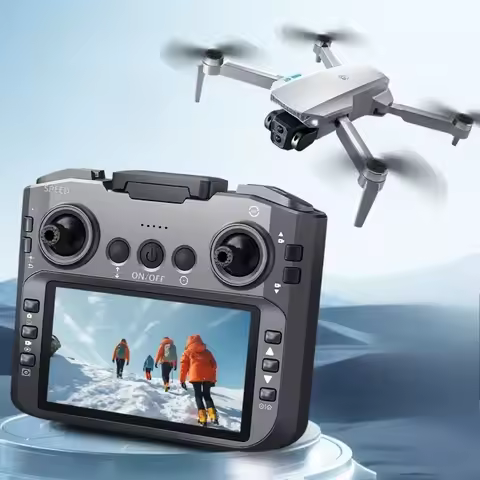 High-Performance Quadcopter Drone with Dual HD Cameras 12.5 Inch Screen Remote Control ESC Compatibl