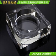 YQ26 Factory Wholesale Acrylic High Transparent Crystal Ashtray Organic Glass White Four-Corner Ashtray