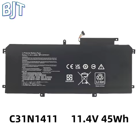 11.4V 45WH New C31N1411 Laptop Battery For Asus Zenbook UX305 UX305L UX305F UX305C UX305CA UX305FA U