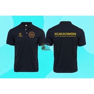 Custom printed turtleneck polo shirt