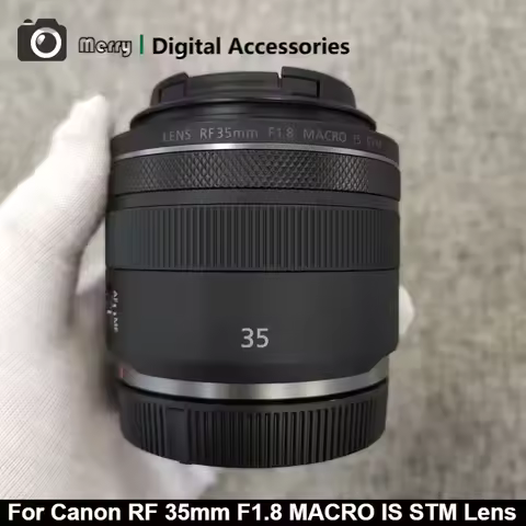 95% New Genuine RF 35mm F1.8 MACRO IS STM Standard Portrait Prime Lens for Canon EOS RP R R5 II R6 I