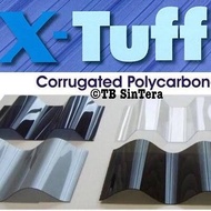 🙏 X-Tuff Atap Polycarbonate Greca / Roma / Xtuff Kanopi Fiber Anti