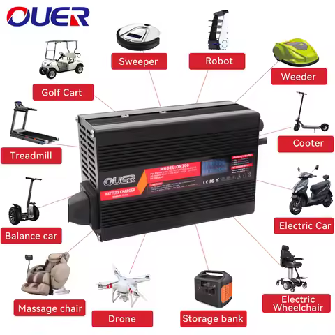 71.4V 4A Li-ion Battery Charger 62.9V Li-ion Battery Pack Usd For 17S 62.9V Aluminum Case Fast Charg