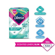Libresse Slim Liner Green Tea (32s) | libresse liner | pantyliner