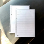 Slim File Binder Premium Notebook